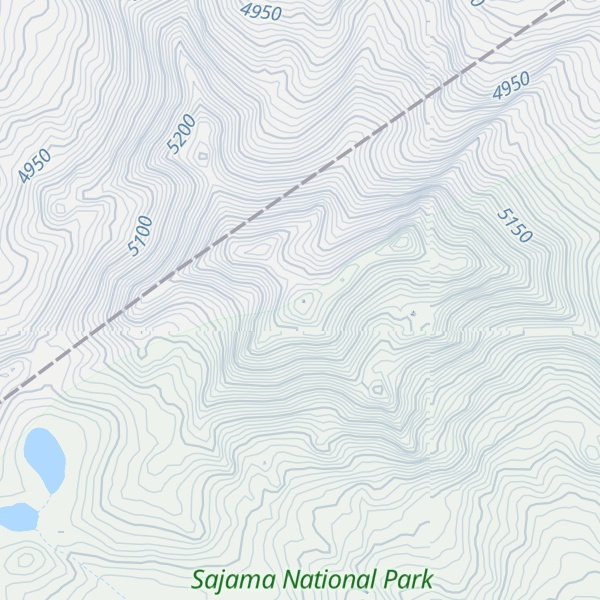 Map of Jach'a Kunturiri