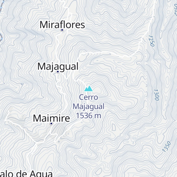 Map of Cerro Majagual