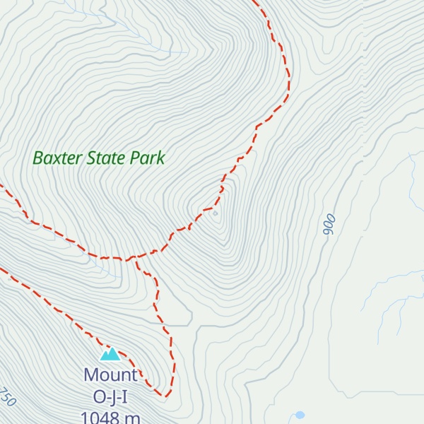 Map of Mount Coe