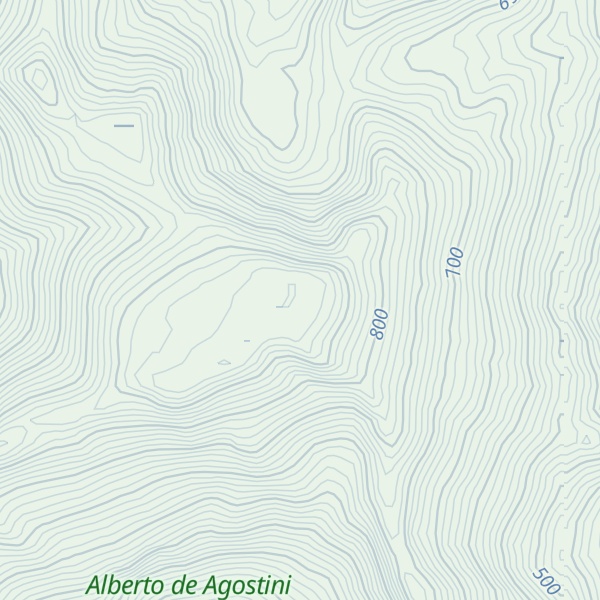 Map of Cerro Aguja