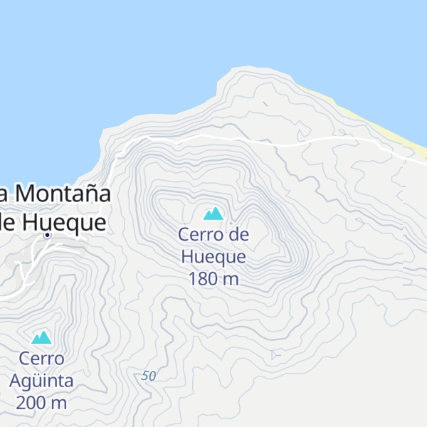 Map of Cerro de Hueque