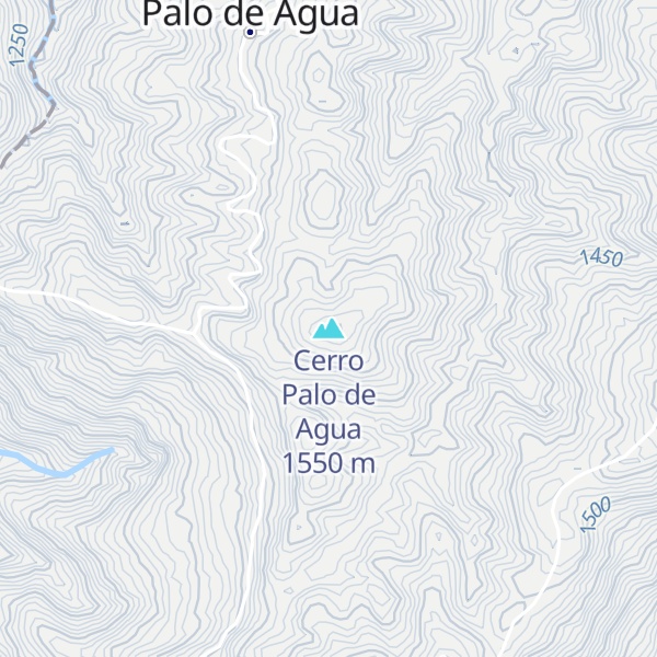 Map of Cerro Palo de Agua