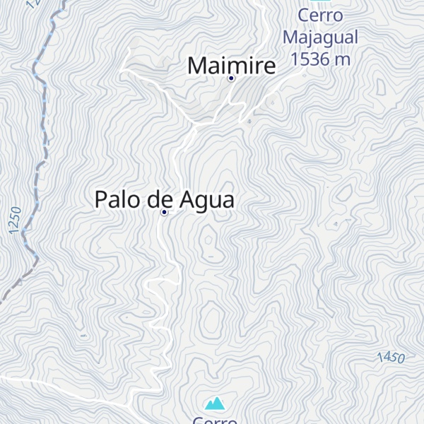 Map of Cerro Maimire