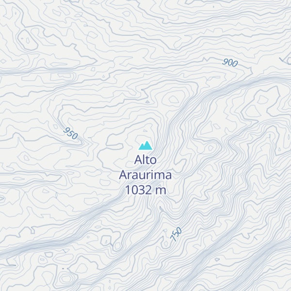 Map of Alto Araurima