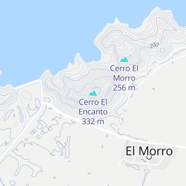 Map of Cerro El Encanto