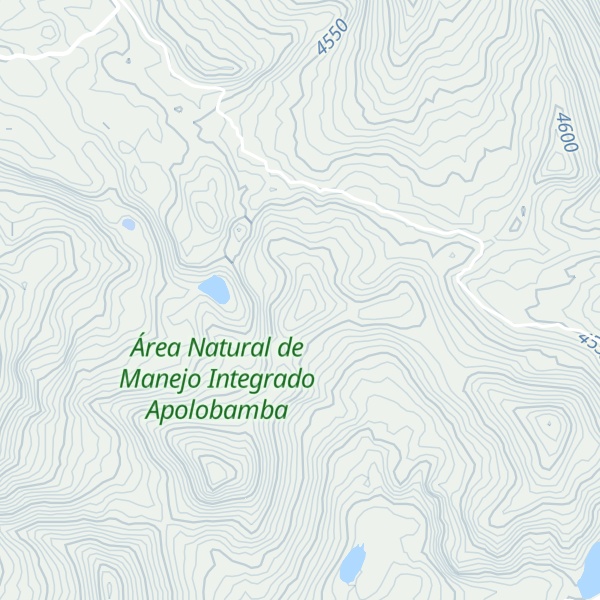 Map of Cerro Chuallamani