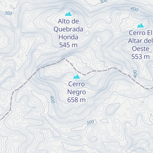 Map of Cerro Negro
