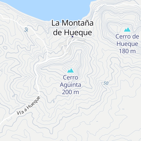 Map of Cerro Agüinta