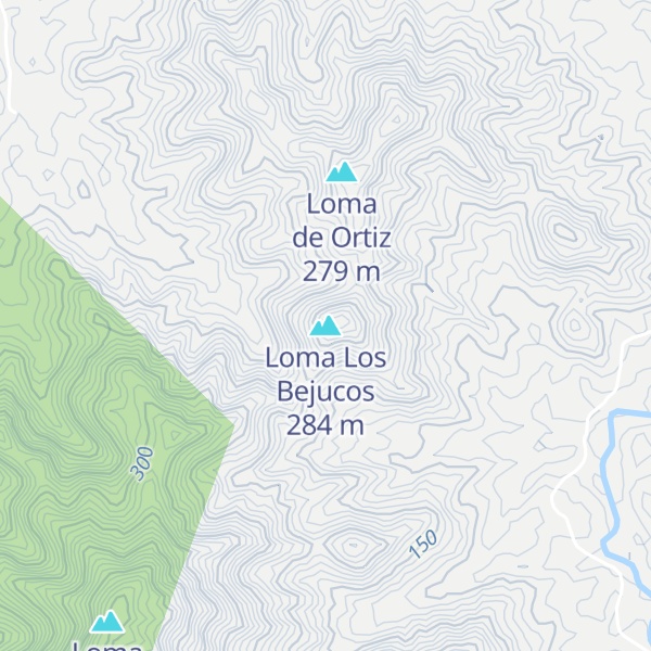 Map of Loma Los Bejucos