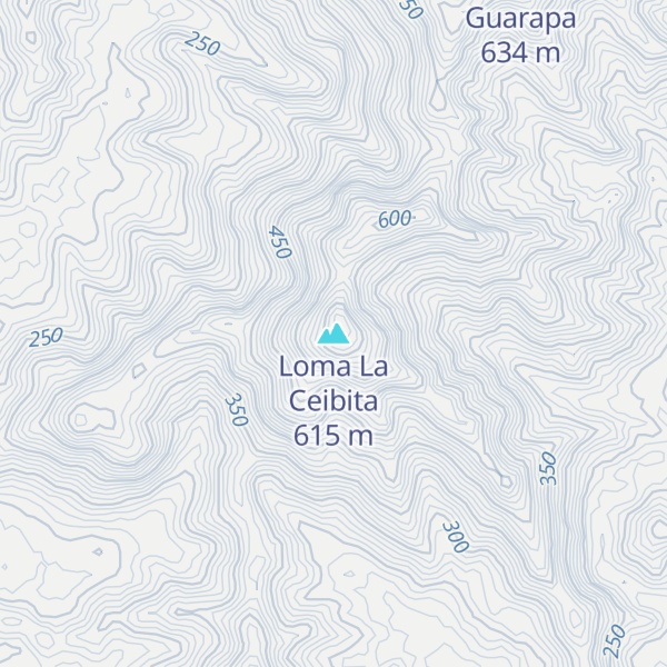 Map of Loma La Ceibita