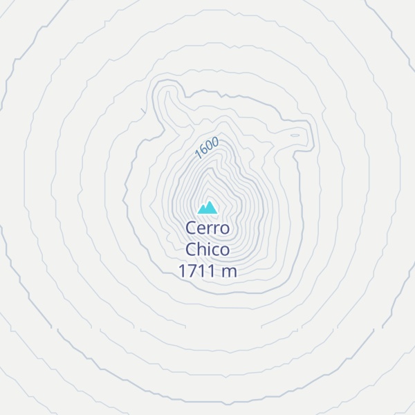 Map of Cerro Chico