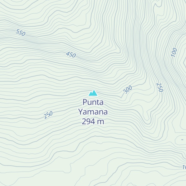 Map of Punta Yamana