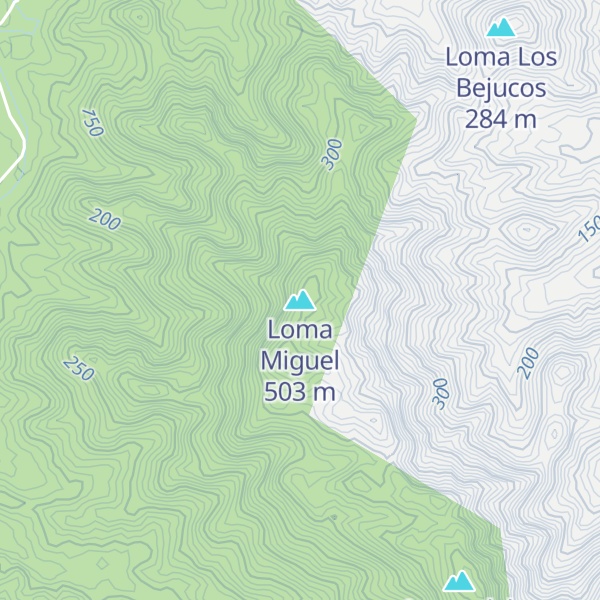 Map of Loma Miguel