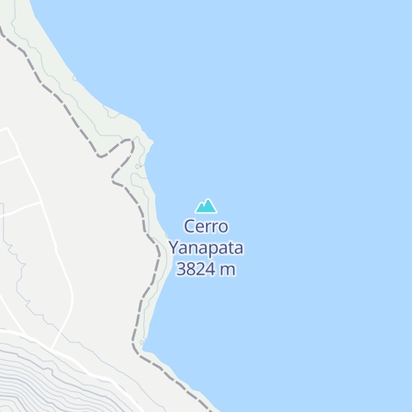Map of Cerro Yanapata