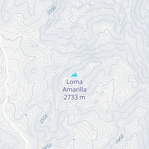 Map of Loma Amarilla