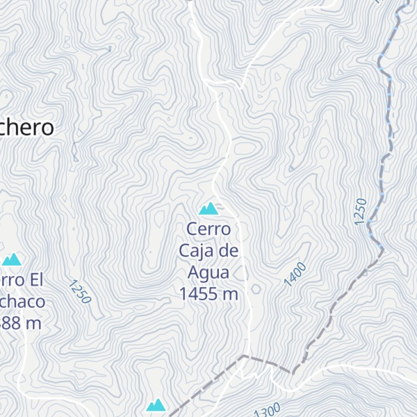 Map of Cerro Caja de Agua