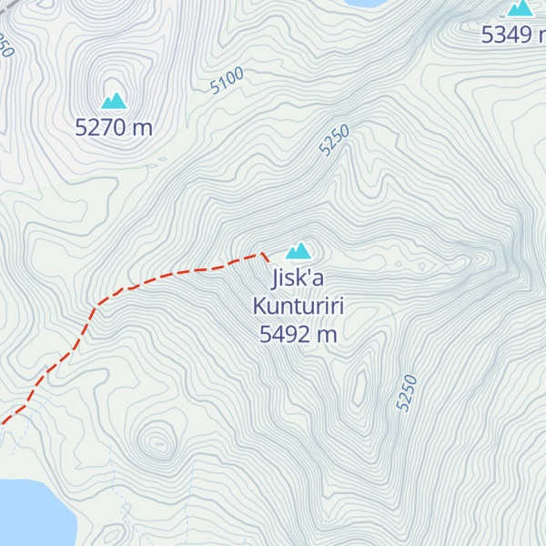 Map of Cerro Chiar Kkota