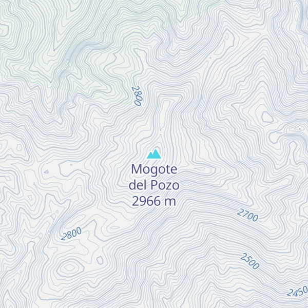 Map of Mogote del Pozo