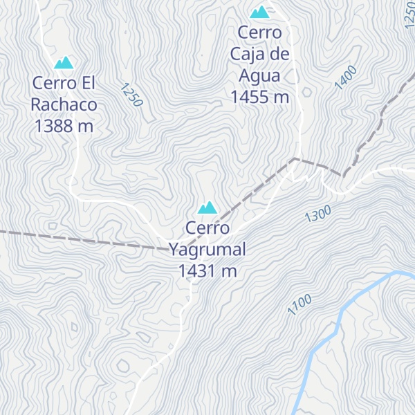 Map of Cerro Yagrumal