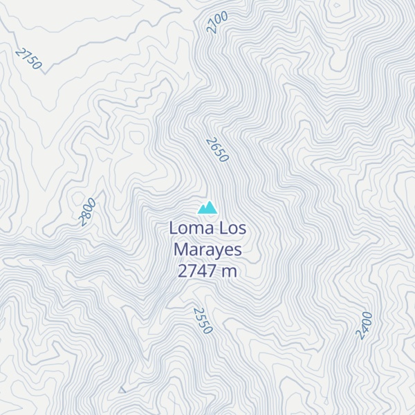 Map of Loma Los Marayes
