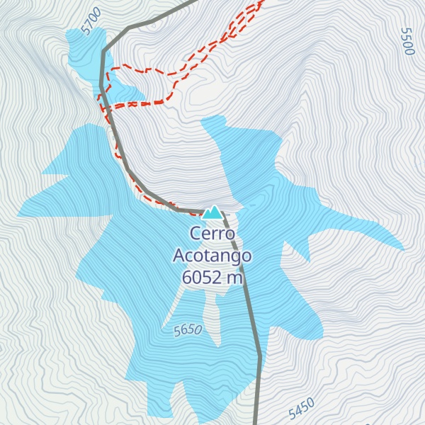 Map of Cerro Acotango