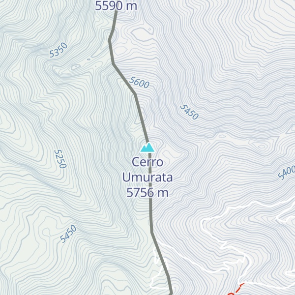 Map of Cerro Umurata