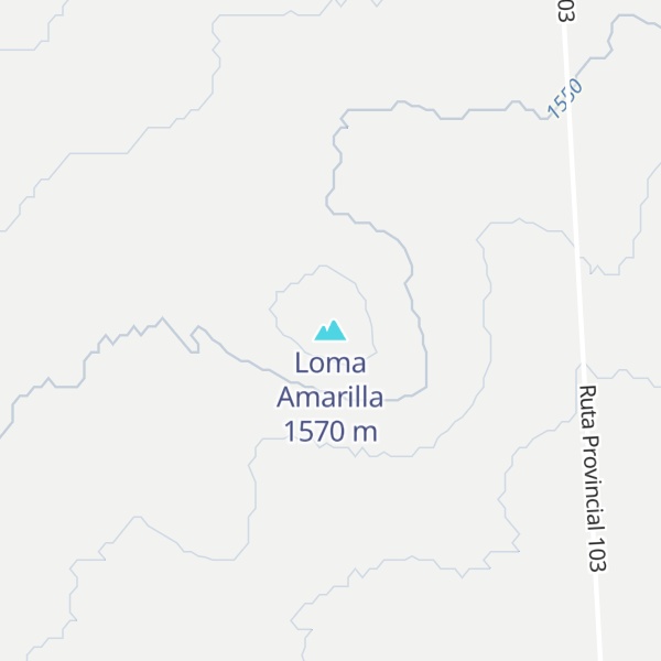Map of Loma Amarilla