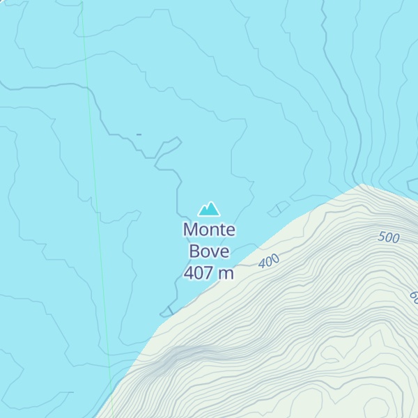 Map of Monte Bove