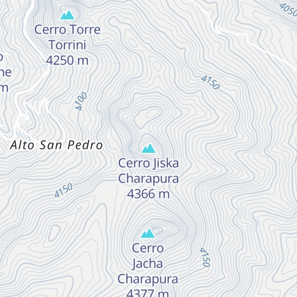 Map of Cerro Jiska Charapura