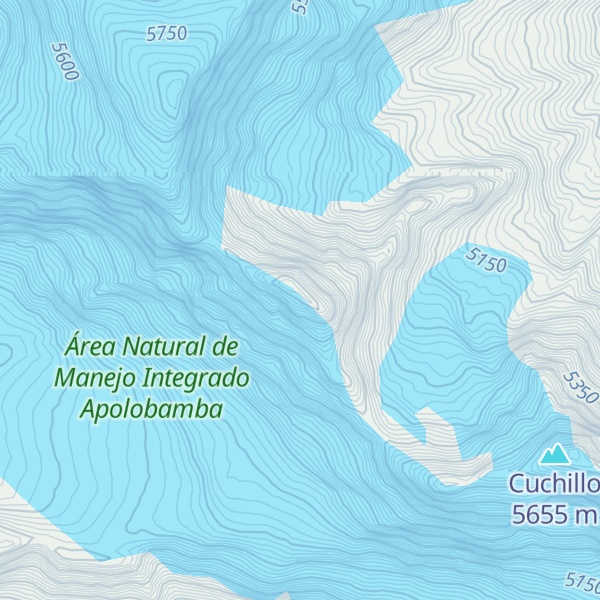 Map of Nevado Ulla Khaya