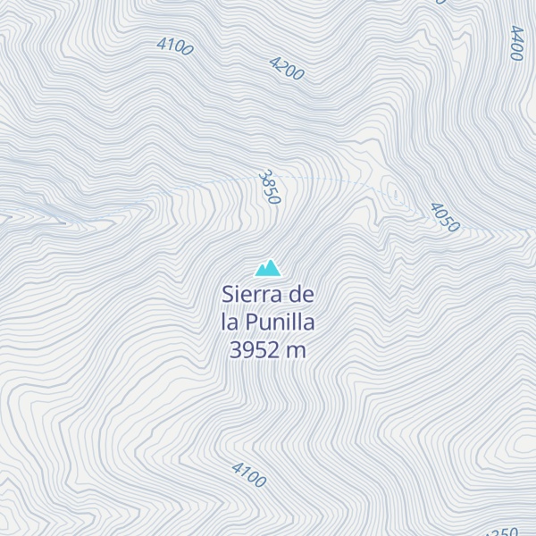 Map of Sierra de la Punilla
