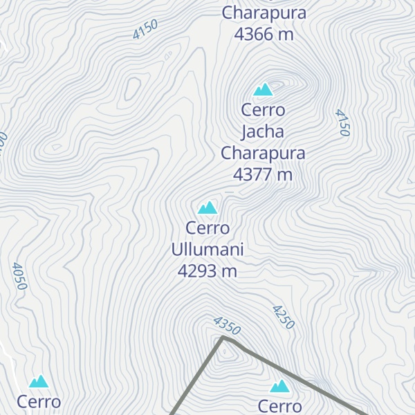 Map of Cerro Ullumani