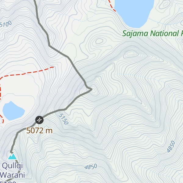 Map of Cerro Casiri