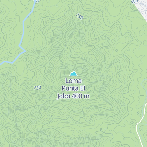 Map of Loma Punta El Jobo