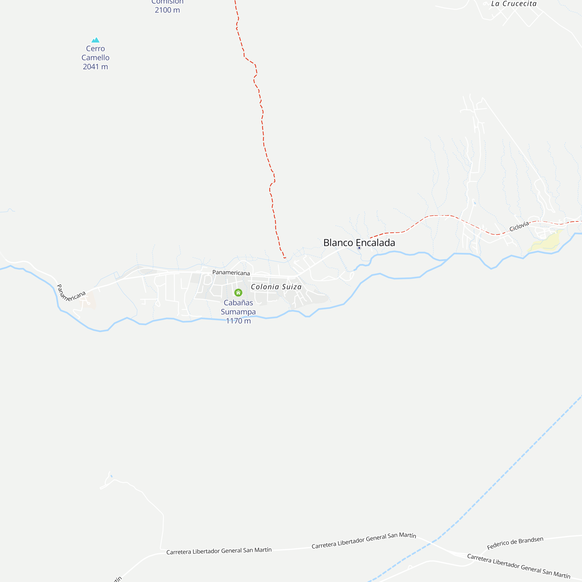 Cabañas Coco map