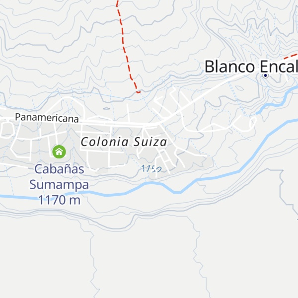 Map of Cabañas Coco