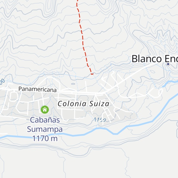 Map of Cabañas terrazas de cacheuta