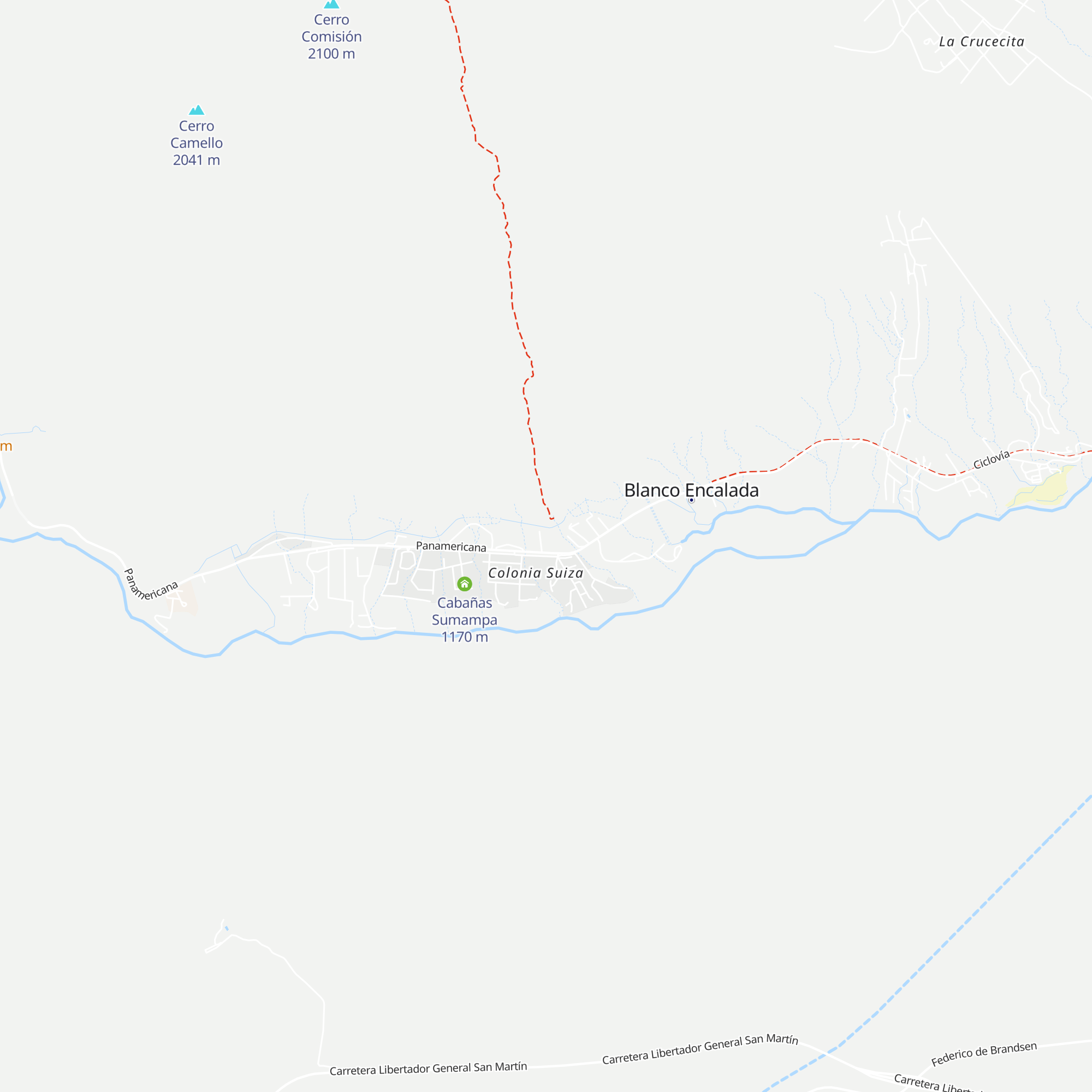 Cabañas terrazas de cacheuta map