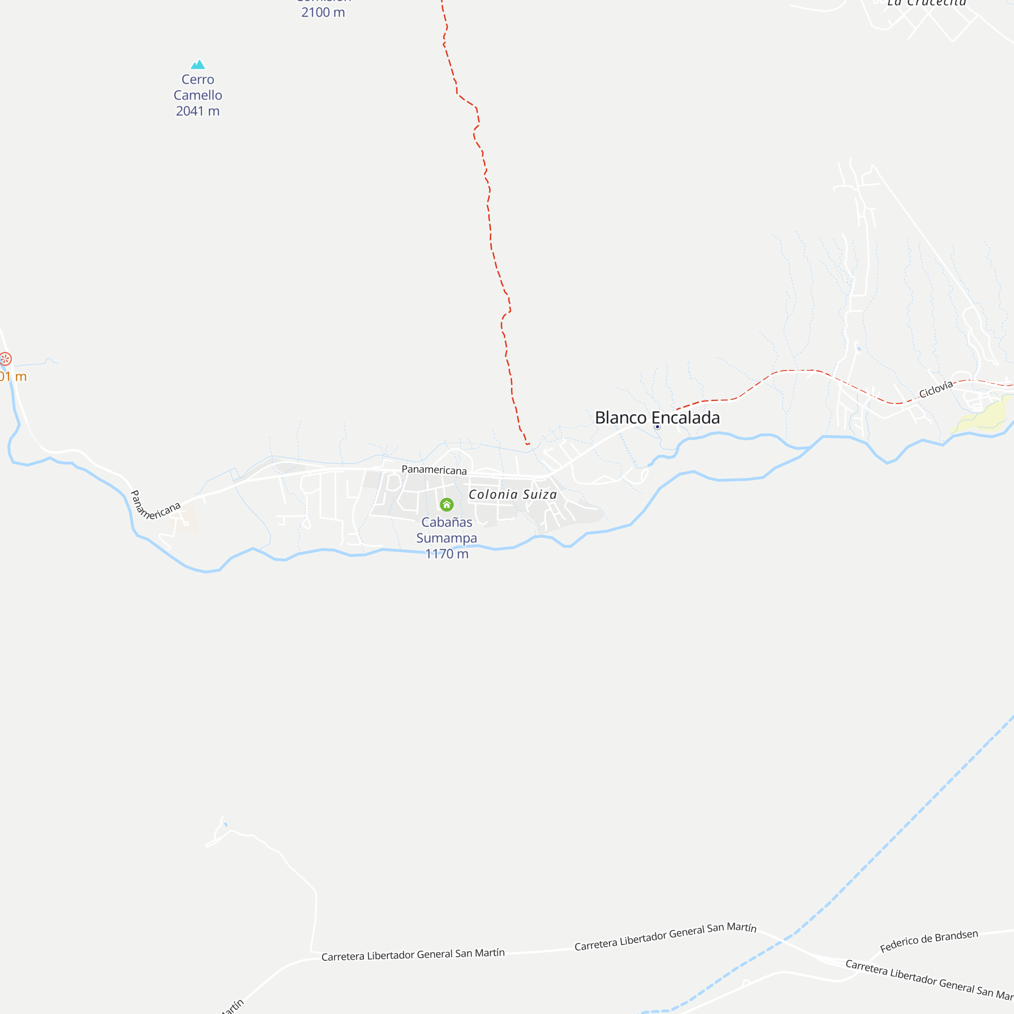 Cabañas Surya Namaskar map