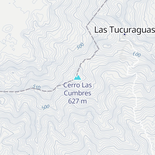 Map of Cerro Las Cumbres