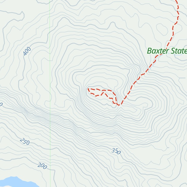 Map of Sentinel Mountain