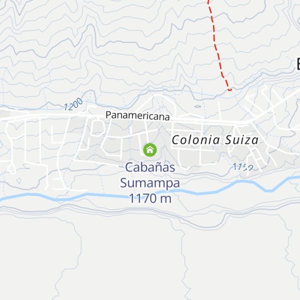 Map of Cabañas Sumampa
