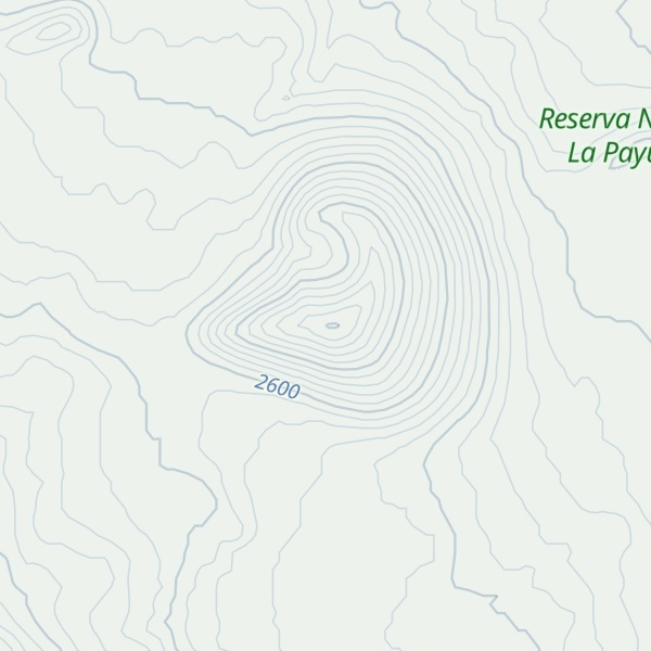 Map of Cerro La Buitrera
