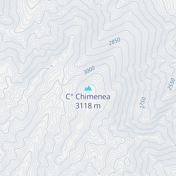 Map of C° Chimenea