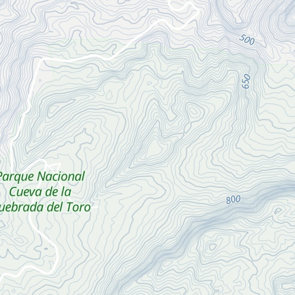Map of Cerro La Sabana