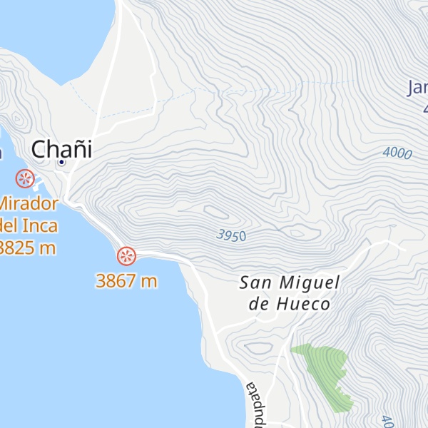 Map of Cerro Sillimilla