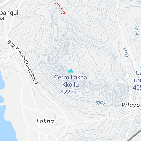 Map of Cerro Lakha Kkollu