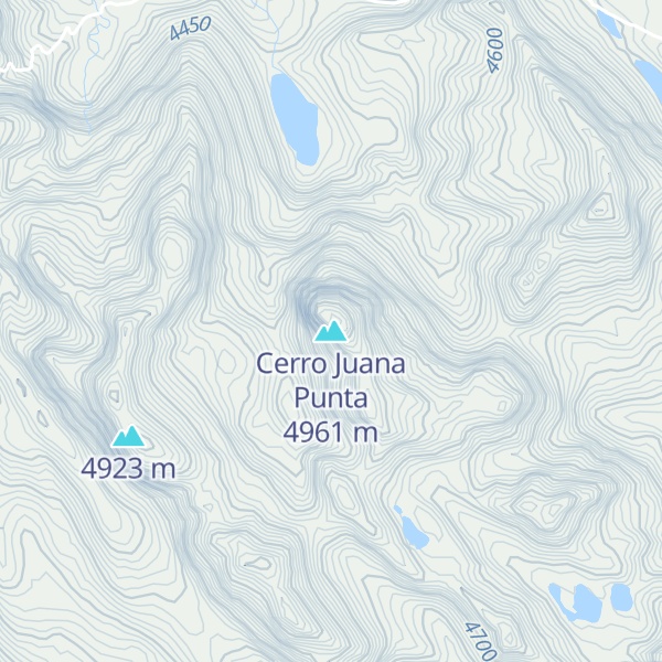 Map of Cerro Juana Punta