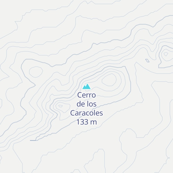Map of Cerro de los Caracoles