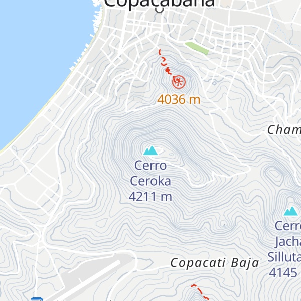 Map of Cerro Ceroka